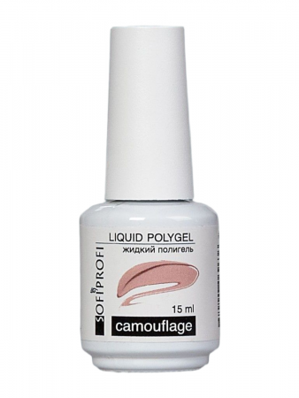 Полигель для наращивания и укрепления ногтей Тон 02 Sofiprofi Liquid Polygel, 15 мл